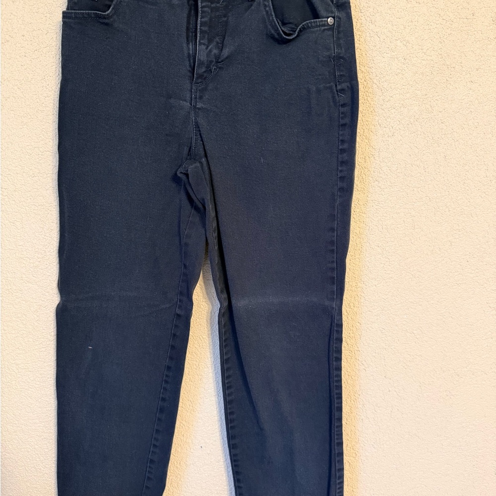 Gloria Vanderbilt Jet Black Skinny Jeans